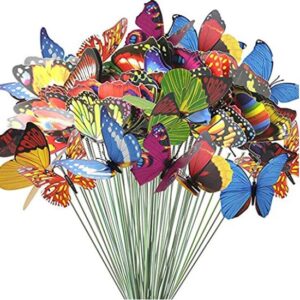 Rangoli Stick Butterfly Piece of 8 for Indoor and Outdoor Decorate Your Garden with Nature Look