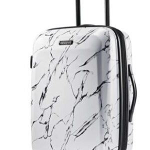Tourister Moonlight Hardside Expandable Luggage with Spinner Wheels, Marble, Carry-On 21-Inch