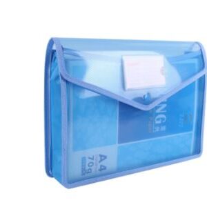 office supplies a4 clear pocket expanded plastic envelope document bag file folder with index card