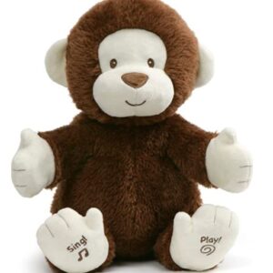 Baby GUND Animated Clappy Monkey Singing and Clapping Plush Stuffed Animal