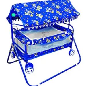 AVANI METROBUZZ Baby Crib and Cradle Two in One (Blue)